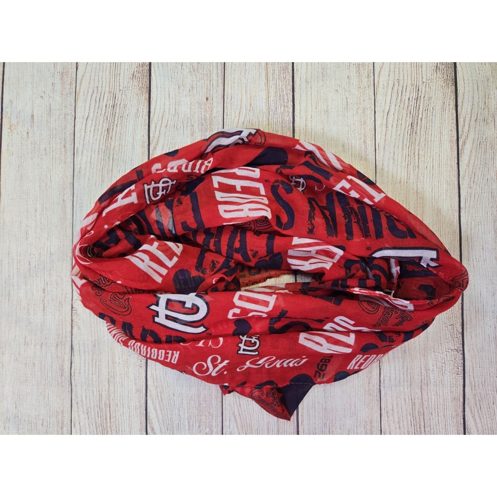 ST. LOUIS CARDINALS LOGO INFINITY SCARF FOREVER COLLECTIBLES  MLB Redbirds‎